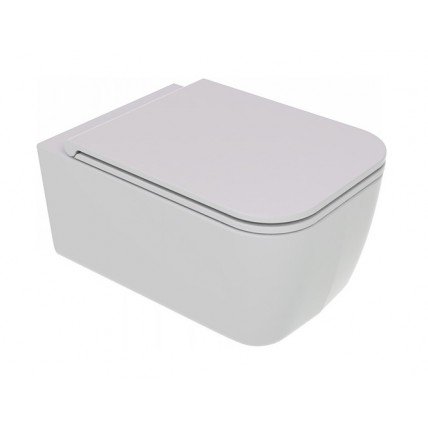 Підвісний унітаз GSG BRIO 52,5 см Smart Clean matt Cloud (BRWCSO019)