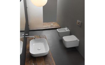 Підвісний унітаз GSG BRIO 52,5 см Smart Clean matt Cloud (BRWCSO019)