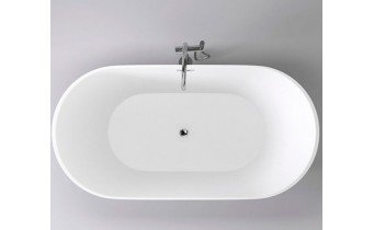 Окремостояча акрилова ванна Dusel DA 103 ASTI 170x80 см, з сифоном click/clack (DU103)