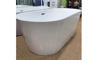 Окремостояча акрилова ванна Dusel DA 103 ASTI 170x80 см, з сифоном click/clack (DU103)