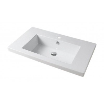 Врізний умивальник ArtCeram Gap 96, white (GPL0040100)