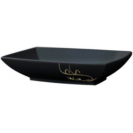 Умивальник на стільницю ArtCeram Jazz, gold lettering black (JZL0020306)