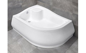 Душовий піддон асиметричний глибокий Radaway Korfu E 120x90x48,5 см, Лівий, з місцем для сидіння, білий (4E91240-03L) Душовий піддон асиметричний глибокий Radaway Korfu E 120x90x48,5 см, Лівий, з місцем для сидіння, білий (4E91240-03L)