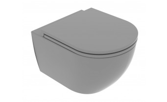 Підвісний унітаз GSG LIKE XXS 48,5 см Smart Clean matt Cement (LKWCSOXXS020)