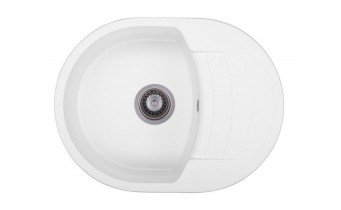 Кухонна мийка Granado Malaga 610x465 мм, white (0205) Кухонна мийка Granado Malaga 610x465 мм, white (0205)