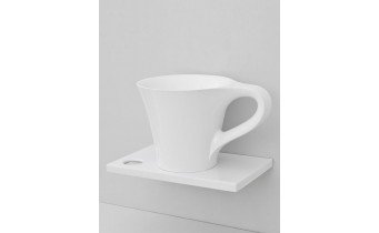 Умивальник на стільницю ArtCeram Oneshot cup, white (OSL0050100)