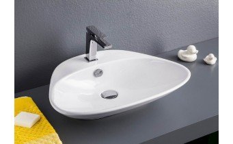 Умивальник на стільницю ArtCeram Plettro quadro, white (PTL0020100)
