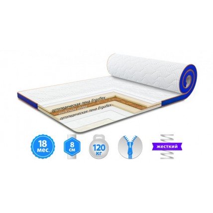 Футон Sleep&Fly Flex Kokos Стрейч 120x190 см (3003731201903)