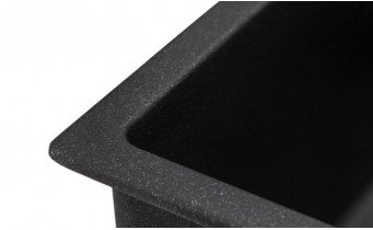 Кухонна мийка Granado Under Top 457x404 мм, black shine (1901)
