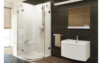 Душова кабіна Ravak Brilliant BSKK3-100 L хром + скло Transparent (3ULAAA00Y1)
