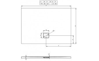 Душовий піддон Riho Basel 411 1700х800, білий (DC21)