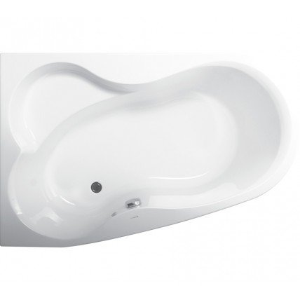 Ванна акрилова Vagnerplast Melite 160x105 см L, Лівостороння (VPBA163MEL3LX-01)