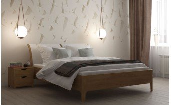 Двоспальне ліжко WoodSoft Norden / Норден 140x200, Ясень (Nord140200JAS)