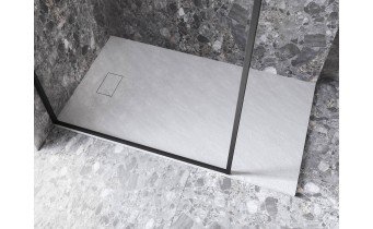 Душовий піддон конгломерат SMC, прямокутний Besco Vexo White UltraSlim 120x80x2,6 см, Білий матовий, із структорованою поверхнею Душовий піддон конгломерат SMC, прямокутний Besco Vexo White UltraSlim 120x80x2,6 см, Білий матовий, із структорованою поверхнею