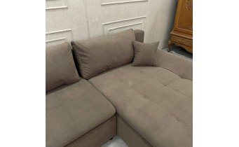 Кутовий розкладний диван ВІКОМеблі Релакс / Relax, кут Г, коричневий (Viko-Relax4)