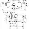Термостат для ванни Hansgrohe Ecostat Comfort (13114000)
