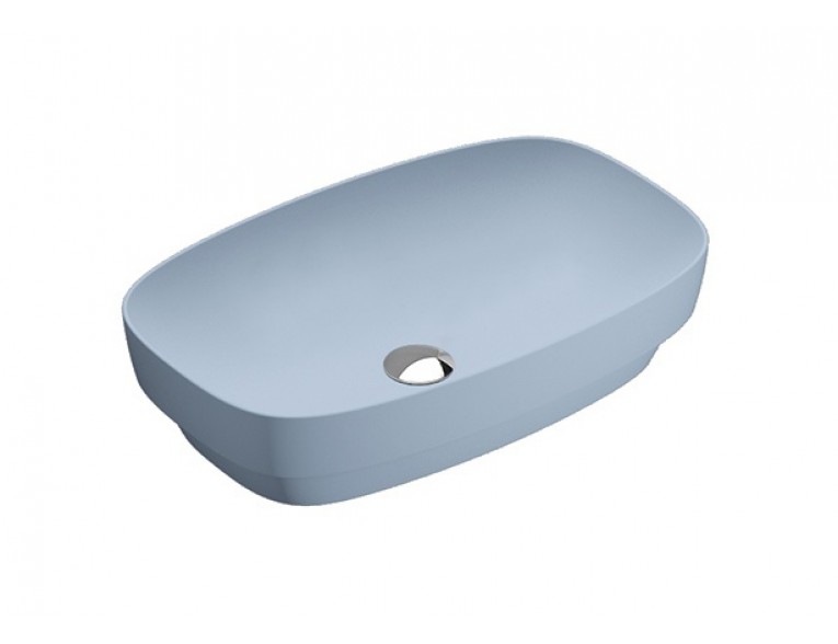 Умивальник на стільницю Catalano Colori Green Lux 60 синій (160AGRLXAS)