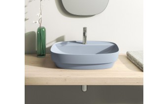Умивальник на стільницю Catalano Colori Green Lux 60 синій (160GRLXAS)