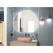 Кругле дзеркало з LED підсвіткою у ванну Elita Round CUT 100, 100x90x2,5 см (168512)