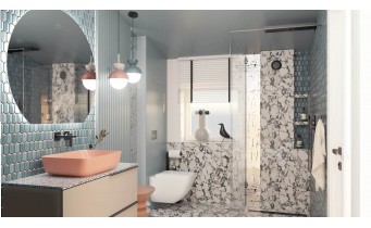 Кругле дзеркало з LED підсвіткою у ванну Elita Round CUT 100, 100x90x2,5 см (168512)