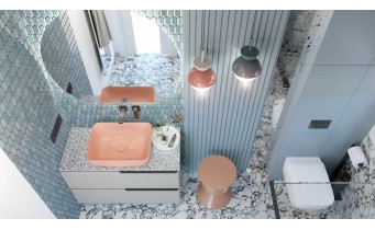 Кругле дзеркало з LED підсвіткою у ванну Elita Round CUT 100, 100x90x2,5 см (168512)