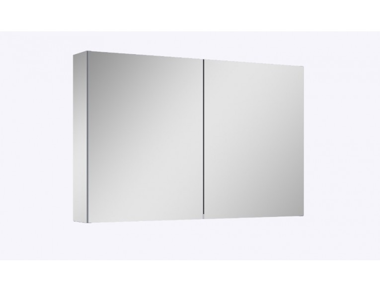 Підвісна тумба з дзеркалом у ванну (дзеркальна шафа) Elita Medium 100 2D, 100,6x63,8x14 см (904659)