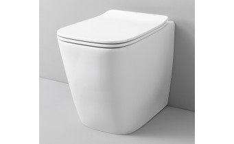 Підлоговий унітаз ArtCeram A16 THE. RIMLESS, matt white (ASV0040500)