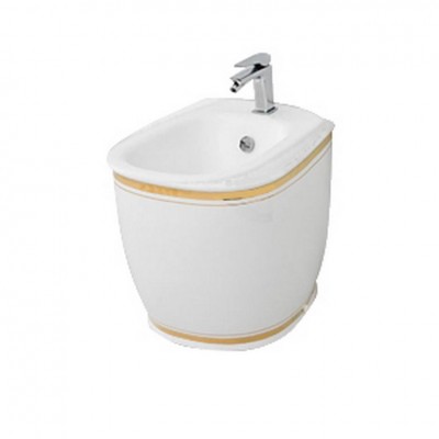 Підлогове біде ArtСeram Azuley, gold stripes (AZB0020111) Підлогове біде ArtСeram Azuley, gold stripes (AZB0020111)