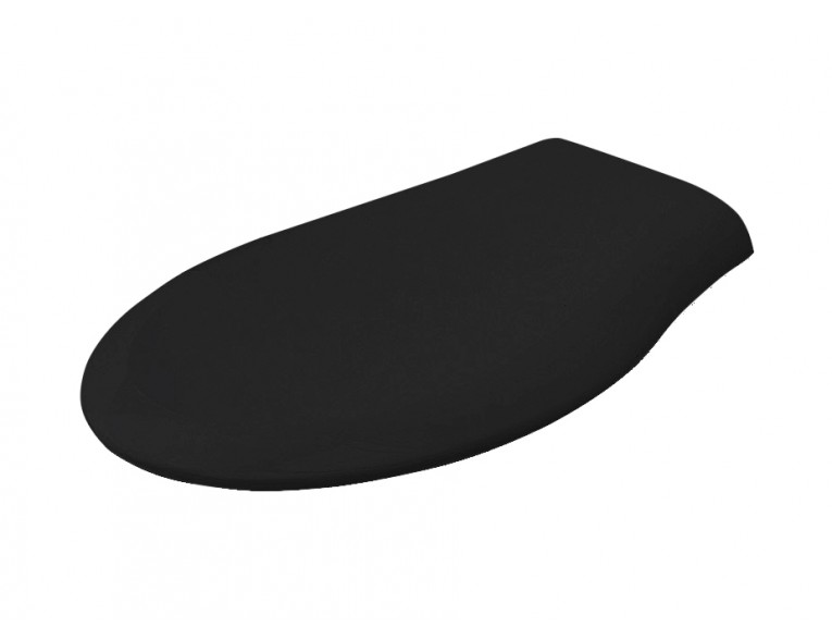 Сидіння soft-close з кришкою для унітазу ArtCeram Blend, glossy black (BLA0060300)