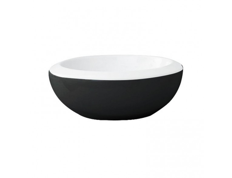 Умивальник чаша ArtСeram Blend, black white (BLL0010150)
