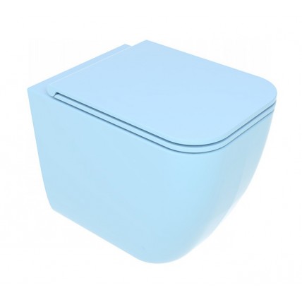 Унітаз підлоговий GSG BRIO 52,5 см Smart Clean matt Sky (BRWC01023)