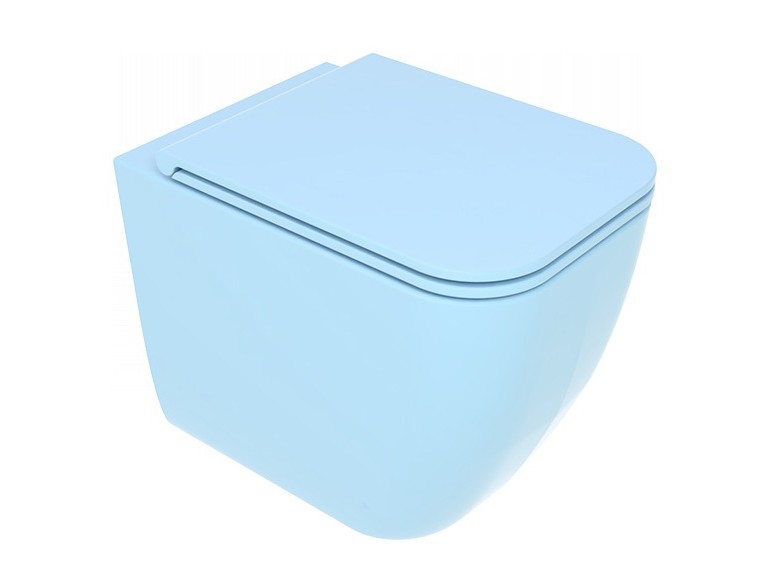 Унітаз підлоговий GSG BRIO 52,5 см Smart Clean matt Sky (BRWC01023)