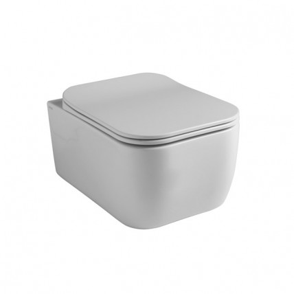 Підвісний унітаз GSG BRIO 52,5 см Smart Clean white glossy (BRWCSO000)