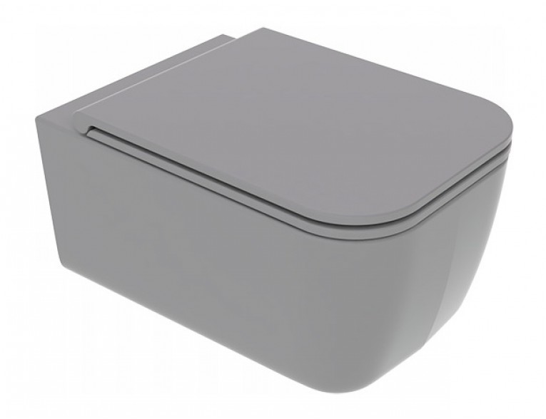 Підвісний унітаз GSG BRIO 52,5 см Smart Clean matt Cement (BRWCSO020)