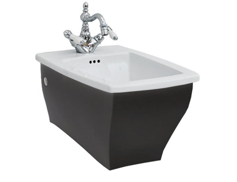 Підвісне біде ArtCeram Blues, black white (BUB0010150)