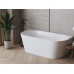 Підлоговий змішувач для окремостоячої ванни Invena Glamour black / Гламур 101,5 см, з лійкою, чорний матовий (BW-02-W04-V) Підлоговий змішувач для окремостоячої ванни Invena Glamour black / Гламур 101,5 см, з лійкою, чорний матовий (BW-02-W04-V)