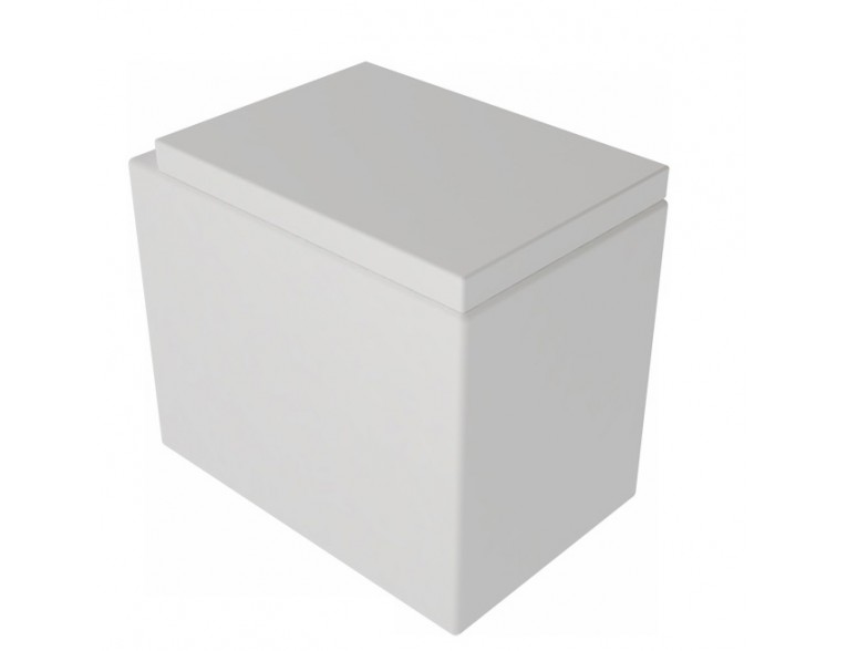 Підлоговий унітаз GSG BOX 53 см white matt (BXWC01001)