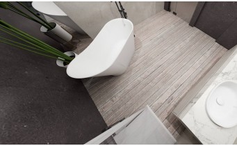 Окремостояча овальна ванна з мармуру Dremex Cozy 171,9x68,6x78,1 см, Gelcoat, білий матовий + сифон