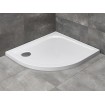 Душовий піддон асиметричний Radaway Delos E 90x80x4,5 см, Правий, білий (SDE8090-01R)