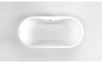 Окремостояча акрилова ванна Dusel DA 111 SARNO 180x75 см, з сифоном click/clack (DU111)