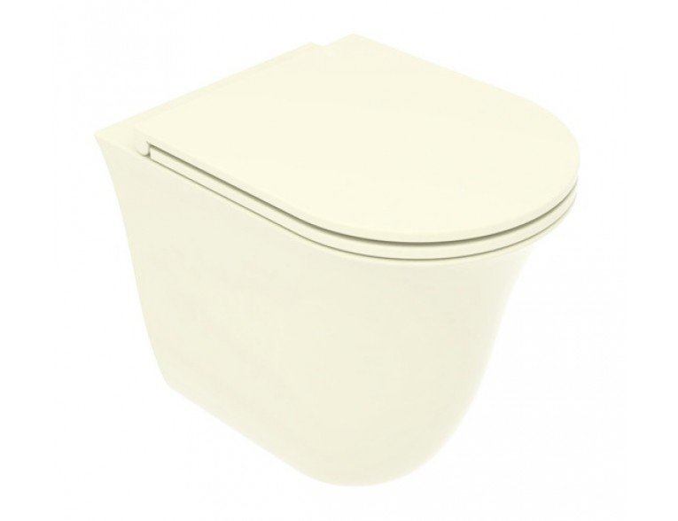 Унітаз підлоговий GSG Flut 52,5 см Smart Clean matt Pergamon (FLWC01015)