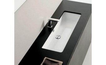 Умивальник під стільницю ArtCeram Gea 90x33 см, white, білий (GEL0020100)