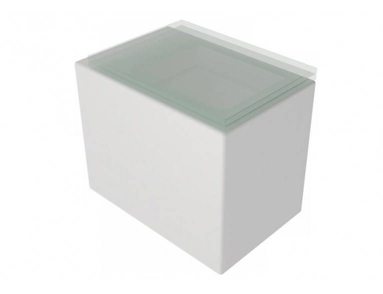 Підлоговий унітаз GSG GLASS 53 см white matt (GLWCSO001)