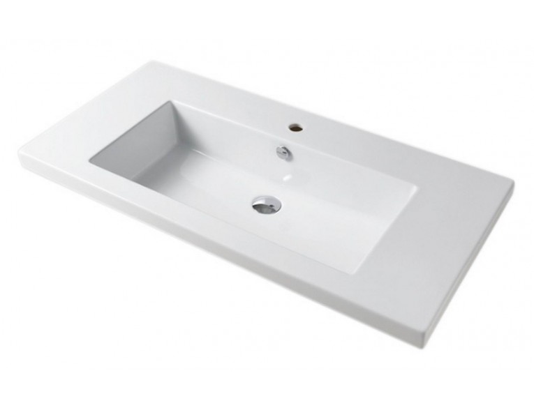 Врізний умивальник ArtCeram Gap 106, white (GPL0010100)