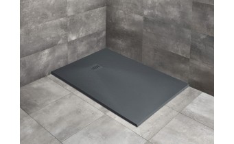 Душовий піддон, камяний Radaway Kyntos F 140x90 см, антрацит (HKF14090-64) Душовий піддон, камяний Radaway Kyntos F 140x90 см, антрацит (HKF14090-64)