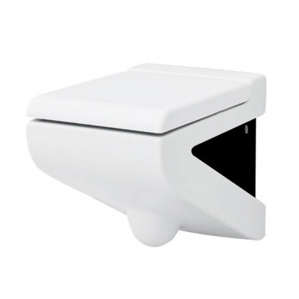 Підвісний унітаз ArtCeram La Fontana, black white (LFV0010150)