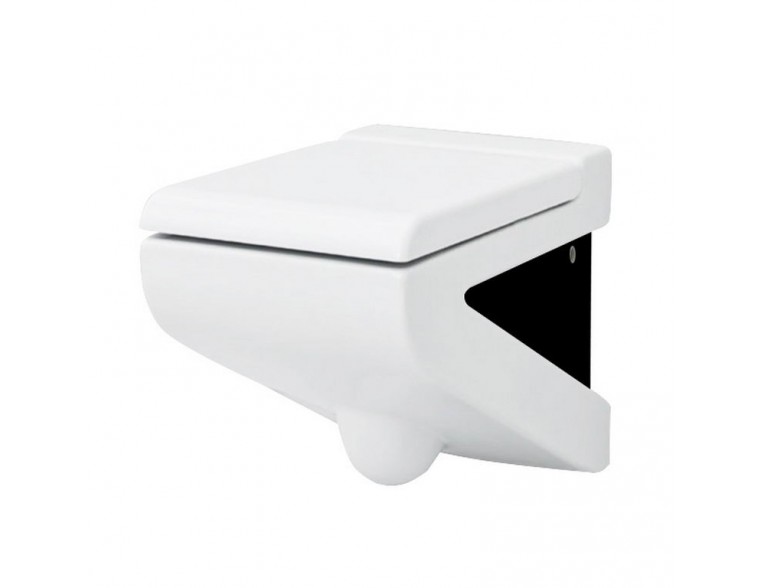 Підвісний унітаз ArtCeram La Fontana, black white (LFV0010150)