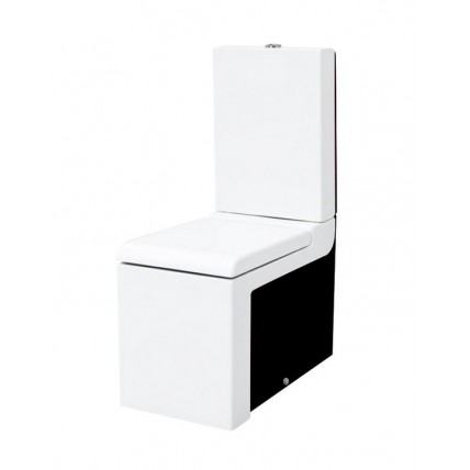 Унітаз моноблок ArtCeram La Fontana, black white (LFV0030150)