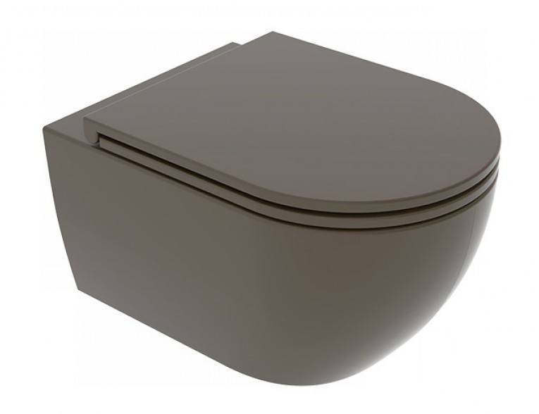 Підвісний унітаз GSG LIKE 52,5 см Smart Clean matt Coffe (LKWCSO018)