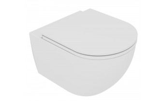 Підвісний унітаз GSG LIKE XXS 48,5 см Smart Clean white matt (LKWCSOXXS001)